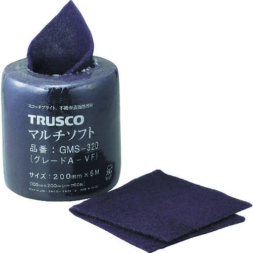 トラスコ中山 TRUSCO マルチソフト #320相当 200mmX6m GMS-320 [1-126-5679]