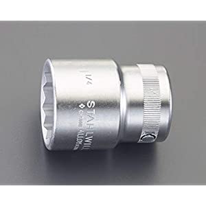 エスコ ESCO 【個人宅不可】 1”DRx34mm ソケット EA617VA-34 [2-1348864]