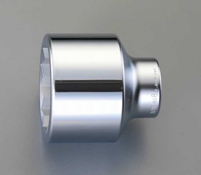 エスコ ESCO 【個人宅不可】 1&rdquo;DRx 65mm ソケット EA618MK-65 [2-5203035]｜ＤＡＩＳＨＩＮ工具箱　店