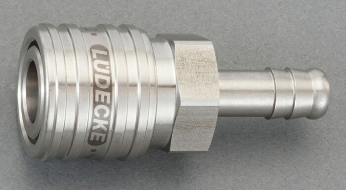 エスコ ESCO 【個人宅不可】 8mm ウレタンホースカップリング（ステンレス製/ワンプッシュ） EA140GJ-208 [2-1138984]