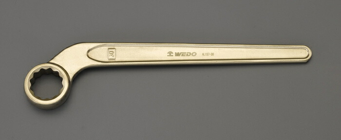 エスコ ESCO 【個人宅不可】 36mm 片口メガネレンチ（ベント・ノンスパーキング） EA643BF-36 [2-1161074]