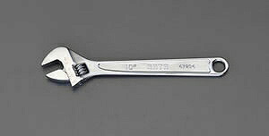 エスコ ESCO 【個人宅不可】 450mm/52mm モンキーレンチ EA680-450 [2-5569971]