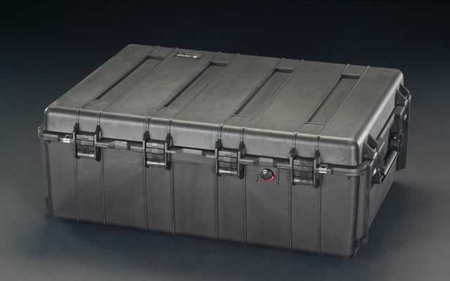 エスコ ESCO 【個人宅不可】 863x609x317mm/内寸 万能防水ケース（黒） EA657-173 [2-5054934]