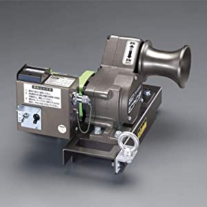 エスコ ESCO 【個人宅不可】 AC100V・800W/ 5.0kN ケーブルプーラー EA630KA-3B [2-1403914]｜ＤＡＩＳＨＩＮ工具箱　店