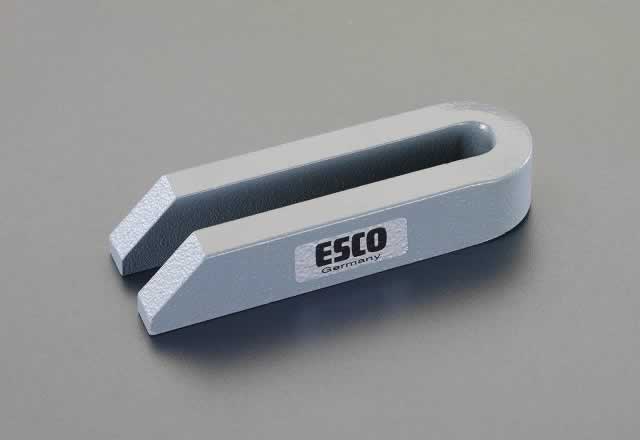 エスコ ESCO 【個人宅不可】 M24x400mm テーパーフォーククランプ EA637CC-24D [2-5163049]｜ＤＡＩＳＨＩＮ工具箱　店