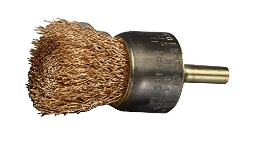 エスコ ESCO 【個人宅不可】 25mm/6.35mm 軸付ワイヤーブラシ（ノンスパーキング） EA642KE-201 [2-5255805]｜ＤＡＩＳＨＩＮ工具箱　店