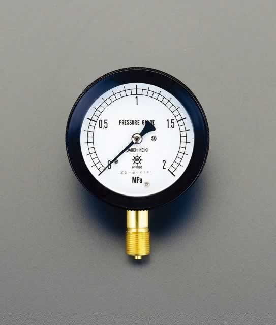 エスコ ESCO 【個人宅不可】 G 3/8”/ 75ｍｍ/0-3．0MPａ 密閉型圧力計 EA729DP-30 [2-5366914]