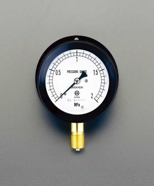 エスコ ESCO 【個人宅不可】 G 3/8”/ 75ｍｍ/0-5．0MPａ 圧力計（つば付密閉） EA729DS-50 [2-5367126]