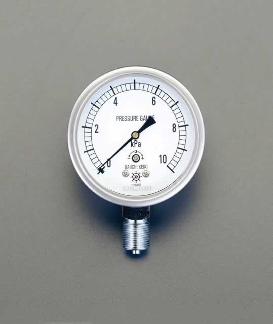 エスコ ESCO 【個人宅不可】 G 3/8&rdquo;/100mm/0-5.0KPa 微圧計 EA729DX-5 [2-5367409]｜ＤＡＩＳＨＩＮ工具箱　店 8,998円