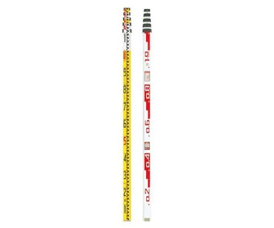 エスコ ESCO 【個人宅不可】 5m 測量ロッド（アルミ製） EA720ME-18 [2-1009468]｜ＤＡＩＳＨＩＮ工具箱　店