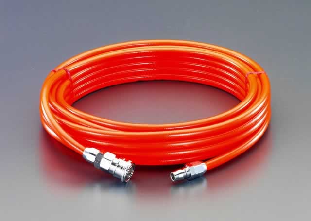 エスコ ESCO 【個人宅不可】 6.5/10.0mmx30m ウレタンホース（カプラー付） EA125CC-30 [2-5156676]｜ＤＡＩＳＨＩＮ工具箱　店