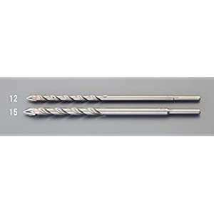 エスコ ESCO 【個人宅不可】 15.0mm 通線用ドリル（ストレート） EA811AJ-15 [2-1372999]