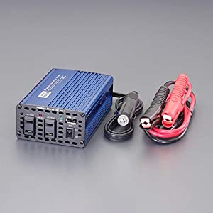 エスコ ESCO 【個人宅不可】 DC12V→AC100V/280W DC-ACパワーインバーター EA812JA-19A [2-1403969]