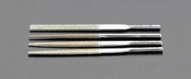 エスコ ESCO 【個人宅不可】 5.1x1.6x85mm ダイヤモンド鑢（平・ショート/#200） EA826VM-12 [2-0609600]