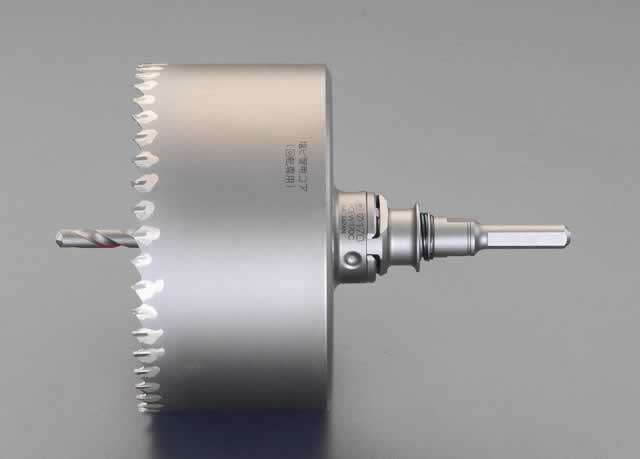 エスコ ESCO 【個人宅不可】 120mm 塩ビ管用コアドリル EA820CD-120 [2-0664906]