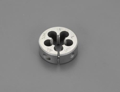 エスコ ESCO 【個人宅不可】 M14x1.5 /38mm ダイス（左ねじ用/SKS2） EA829MW-114 [2-5265798]｜ＤＡＩＳＨＩＮ工具箱　店
