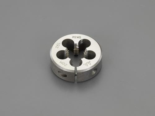 エスコ ESCO 【個人宅不可】 M22x2.5 /50mm ダイス（左ねじ用/SKS2） EA829MW-222B [2-5266399]｜ＤＡＩＳＨＩＮ工具箱　店
