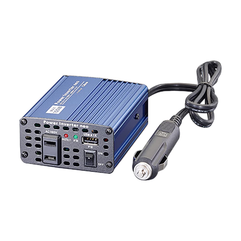 エスコ ESCO 【個人宅不可】 DC12V→AC100V/120W DC-ACパワーインバーター EA812JA-18A [2-1403976]
