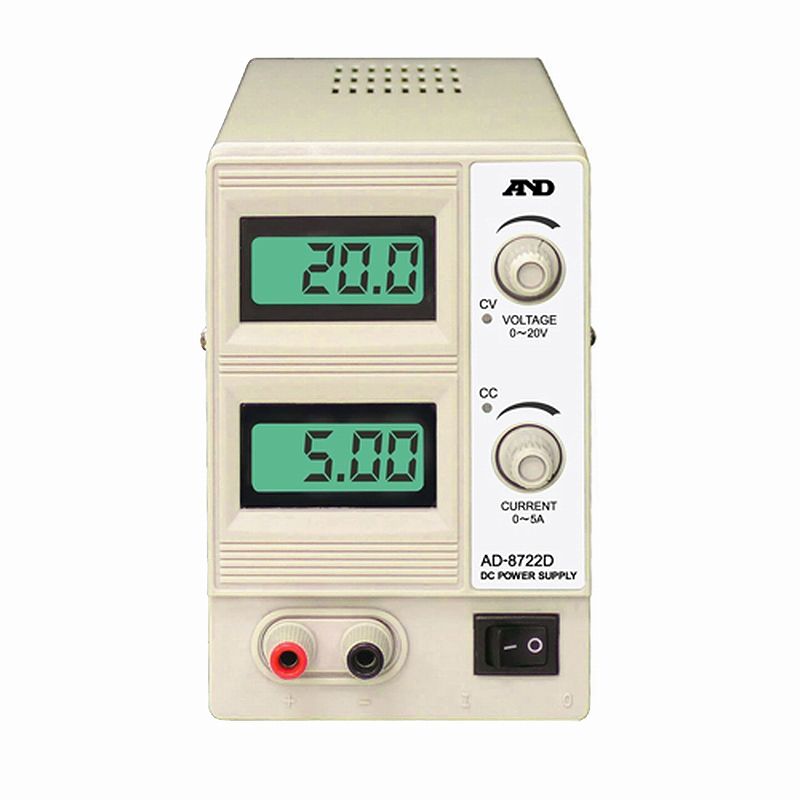 エスコ ESCO 【個人宅不可】 AC100V&rarr;DC 0-20V/5.0A 直流安定化電源 EA812-2 [2-1526255]｜ＤＡＩＳＨＩＮ工具箱　店
