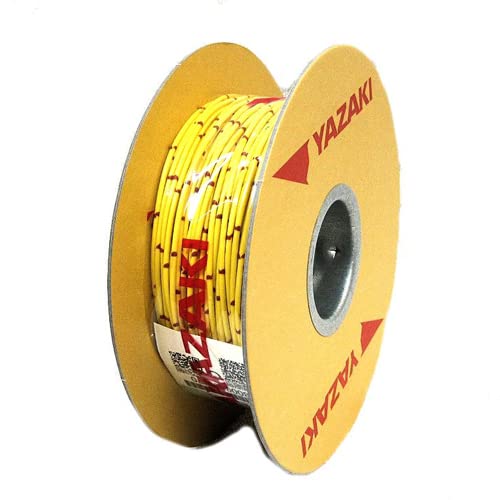エスコ ESCO 【個人宅不可】 0.5mm2x100m ［AVS/黄］自動車用コード EA812JY-303 [2-1696569]