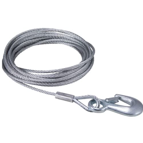 エスコ ESCO 【個人宅不可】 5.5mmx 7.5m ワイヤー（フック付） EA840DB-7 [2-1724064]｜ＤＡＩＳＨＩＮ工具箱　店