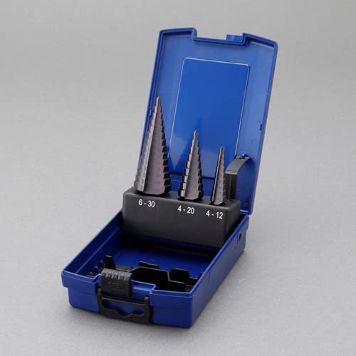 エスコ ESCO 【個人宅不可】 3本組 ステップドリル（HSS・TiALN） EA825SB-120 [2-1853092]｜ＤＡＩＳＨＩＮ工具箱　店