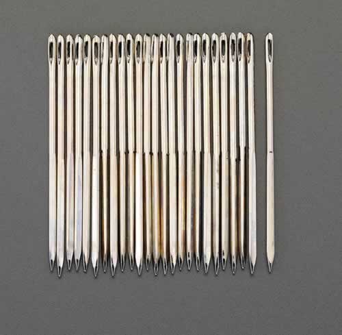 【マラソン期間エントリーでポイント5倍】エスコ ESCO 【個人宅不可】 3.25x 95mm 縫針（25本） EA916JC-28 [2-5167696]｜ＤＡＩＳＨＩＮ工具箱　店