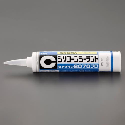 エスコ ESCO 【個人宅不可】 330ml シリコーンシーラント（防カビ剤入・クリア/10本） EA930AN-2A [2-1875919]