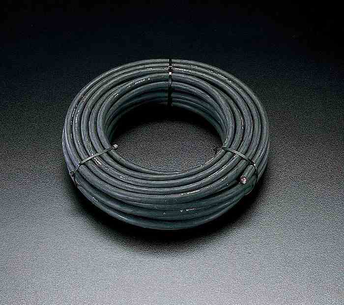 エスコ ESCO 【個人宅不可】 600V/20A/ 50m ゴムキャブタイヤケーブル（3芯） EA940AG-50A [2-5106145]｜ＤＡＩＳＨＩＮ工具箱　店