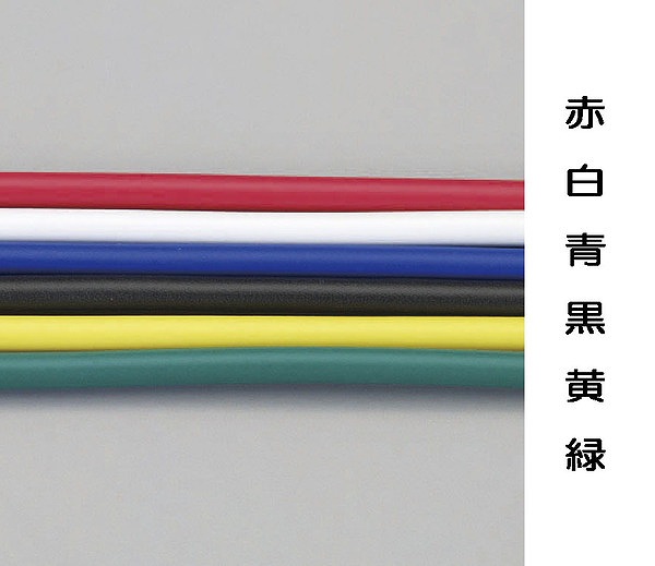 エスコ ESCO 【個人宅不可】 1.25mm2x100m ビニール絶縁電線［KIV］（緑） EA940AN-126B [2-5585346]