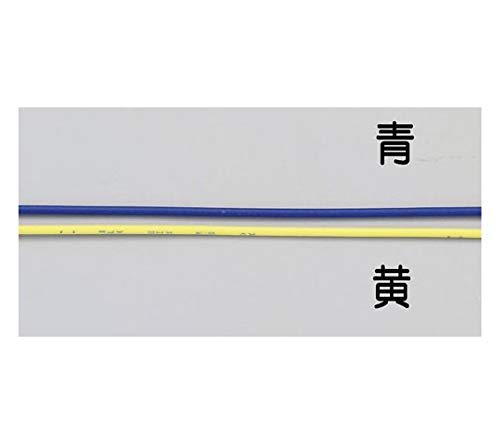 エスコ ESCO 【個人宅不可】 0.5mm2x100m 電子機器用ビニル電線［KV］（青） EA940AL-5BB [2-5590319]