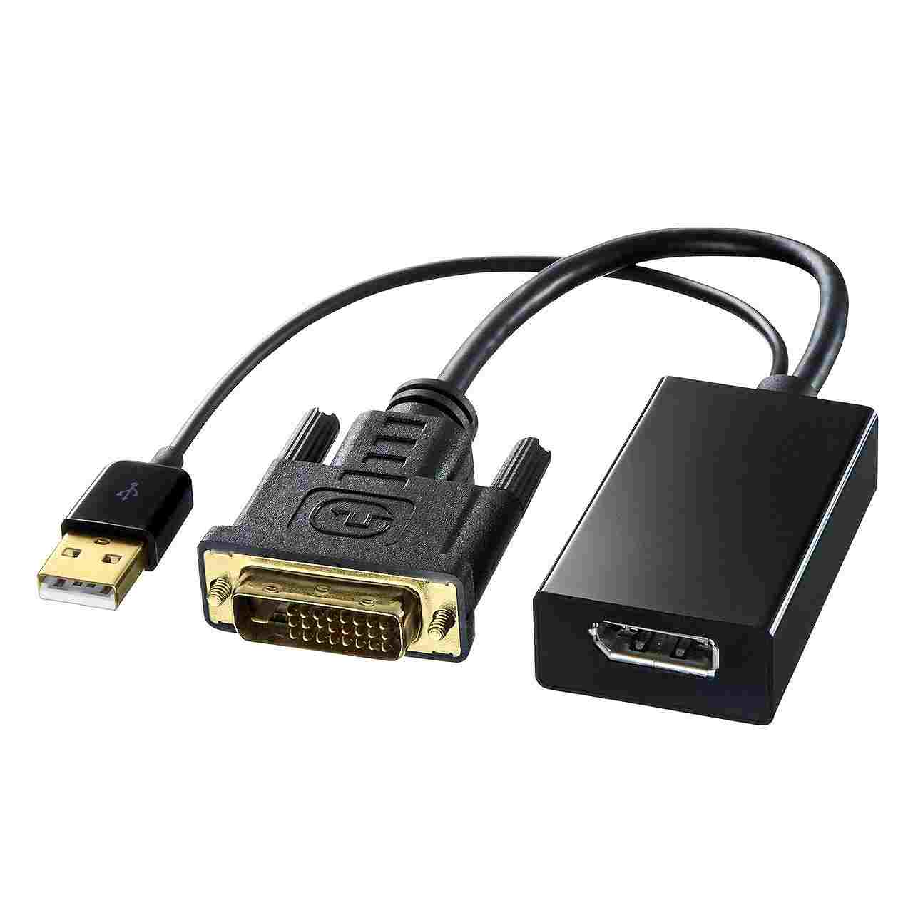 エスコ ESCO 【個人宅不可】 ［DVI-DisplayPort］ 変換アダプター EA940PR-38 [2-1810033]