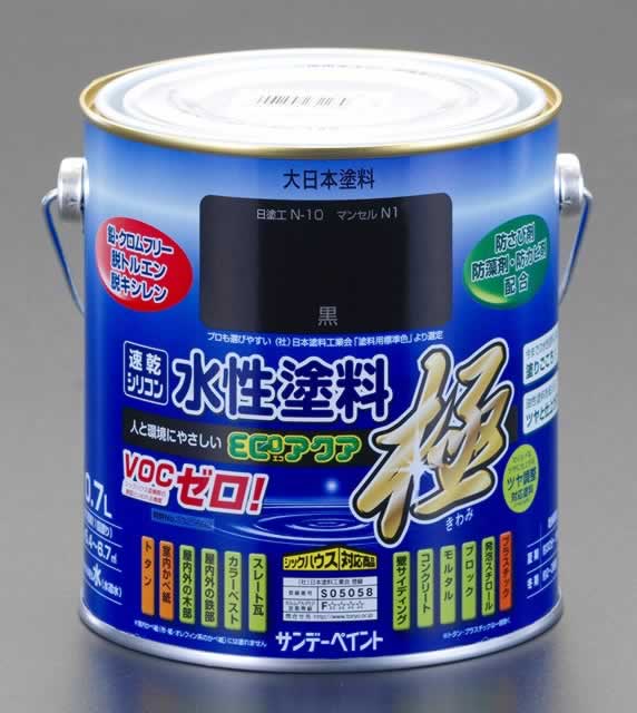 エスコ ESCO 【個人宅不可】 1.6L ［水性］多目的塗料（青） EA942E-27 [2-0759664]