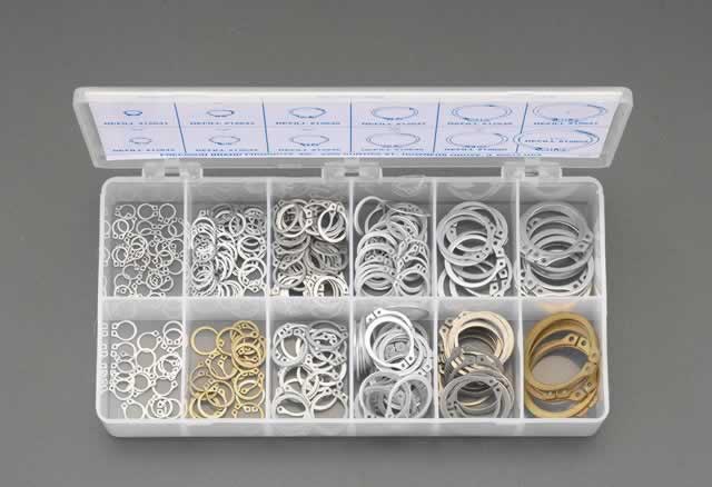 エスコ ESCO 【個人宅不可】 1/4&rdquo;-9/16&rdquo; 軸用スナップリングセット EA949R-11 [2-0234055]｜ＤＡＩＳＨＩＮ工具箱　店 11,308円