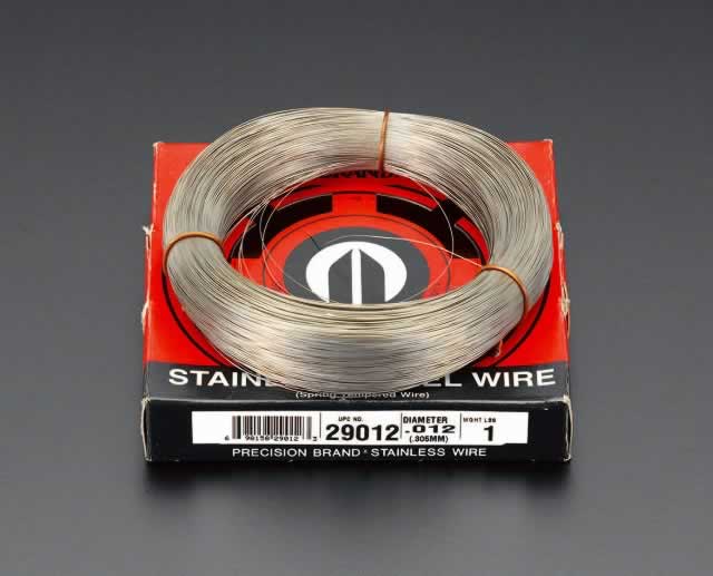 エスコ ESCO 【個人宅不可】 0.94mm x 82m ミュージックワイヤー（ステンレス） EA951A-0.9A [2-5435610]｜ＤＡＩＳＨＩＮ工具箱　店