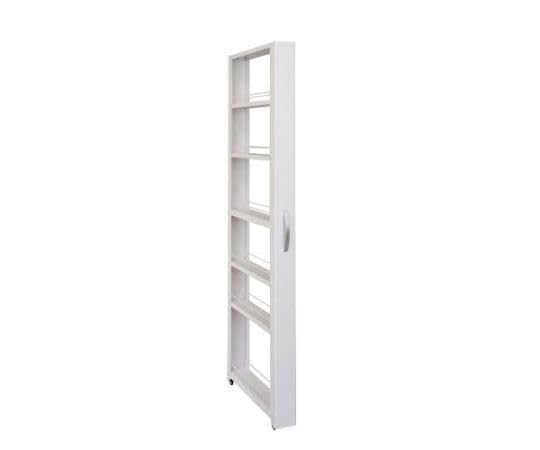 エスコ ESCO 【個人宅不可】 156x1654mm/6段 すき間ワゴン（スチール製） EA954HC-17 [2-1298411]