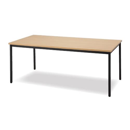 エスコ ESCO 【個人宅不可】 1200x750x700mm ミーティングテーブル（ナチュラル） EA954HC-741 [2-1679692]