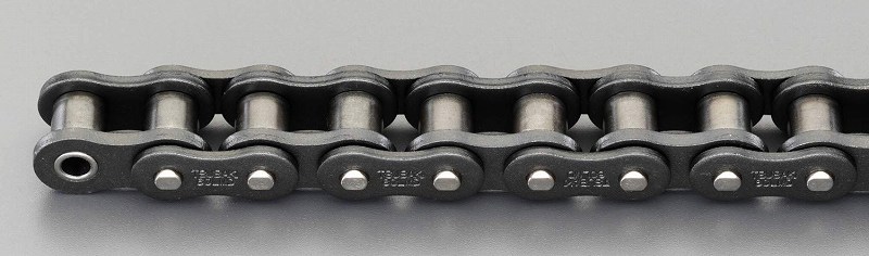 エスコ ESCO 【個人宅不可】 #80 1” （ 25.4mm）x3m ローラーチェーン（無給油） EA967EH-80 [2-0955431]