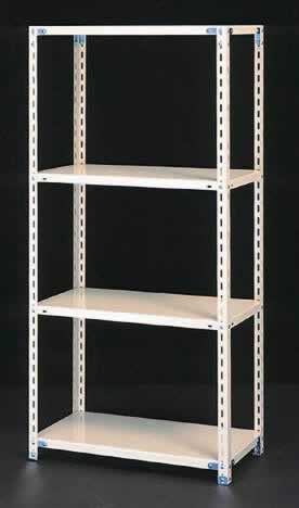 エスコ ESCO 【個人宅不可】 1200x450x1800mm/120Kg/4段 スチール棚 EA976AA-120 [2-0586840]｜ＤＡＩＳＨＩＮ工具箱　店