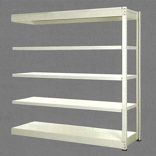 エスコ ESCO 【個人宅不可】 1790x450x1200mm/150kg/4段 スチール棚（連結用） EA976DL-180RB [2-1493922]
