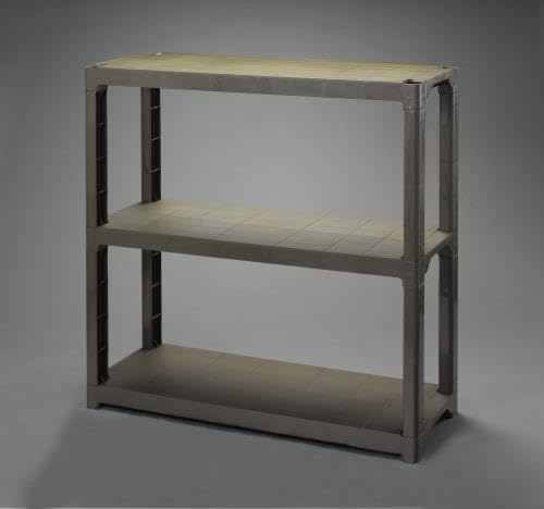 エスコ ESCO 【個人宅不可】 1200x450x1229mm/3段 ラック棚（OD色/P.P製） EA976AL-33 [2-5244274]｜ＤＡＩＳＨＩＮ工具箱　店 16,271円