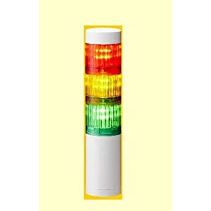 【マラソン期間エントリーでポイント5倍】エスコ ESCO 【個人宅不可】 AC90-250V LED小型積層信号灯（3色） EA983FW-37A [2-1113868]｜ＤＡＩＳＨＩＮ工具箱　店