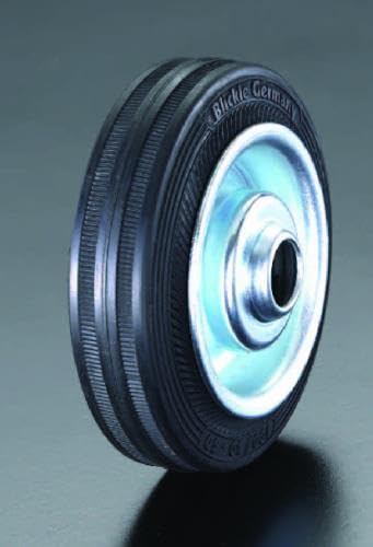 エスコ ESCO 【個人宅不可】 250x60mm 車輪（ラバータイヤ・スチールリム） EA986MG-7 [2-0790780]