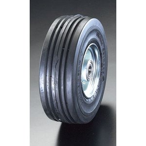 エスコ ESCO 【個人宅不可】 306x105mm 車輪（エラスティックタイヤ・スチールリム・ベアリング EA986MM-300 [2-0790964]