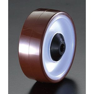 エスコ ESCO 【個人宅不可】 150x45mm 車輪（ポリウレタン+ナイロン・Ballベアリング） EA986ME-6 [2-0791022]｜ＤＡＩＳＨＩＮ工具箱　店