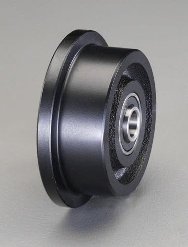 エスコ ESCO 【個人宅不可】 150mm 戸車車輪（レール用・重量用） EA986VD-350 [2-5572544]｜ＤＡＩＳＨＩＮ工具箱　店