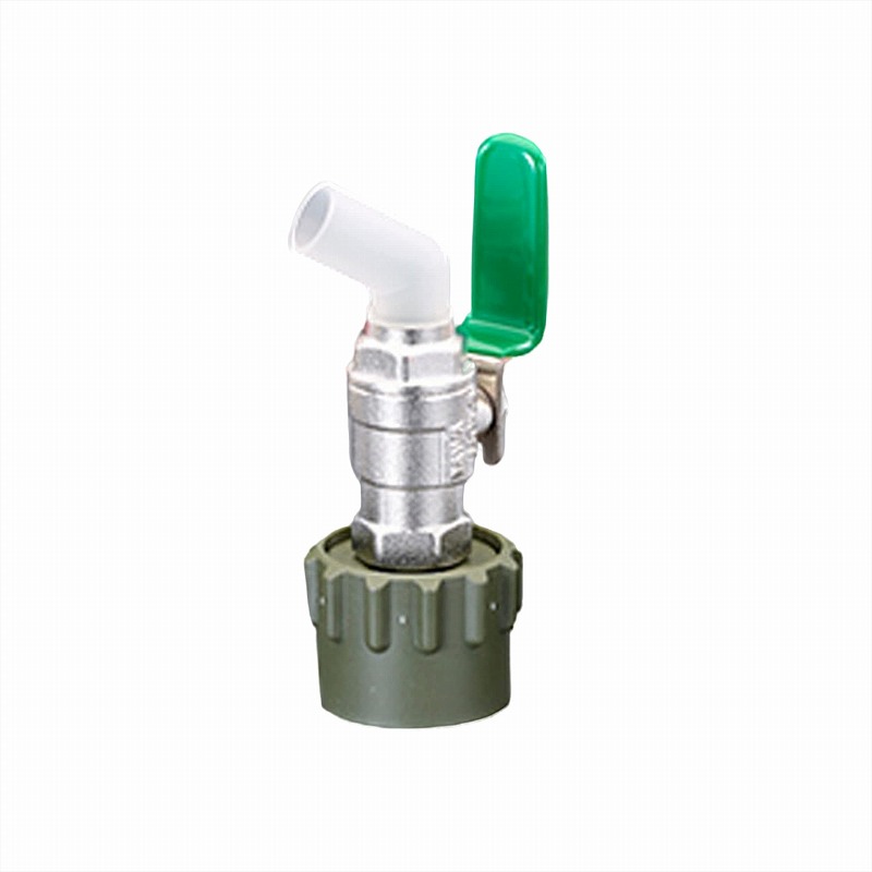 エスコ ESCO 【個人宅不可】 50mm ペール缶・一斗缶用コック（真鍮製/緑） EA991JW-32 [2-1504192]｜ＤＡＩＳＨＩＮ工具箱　店