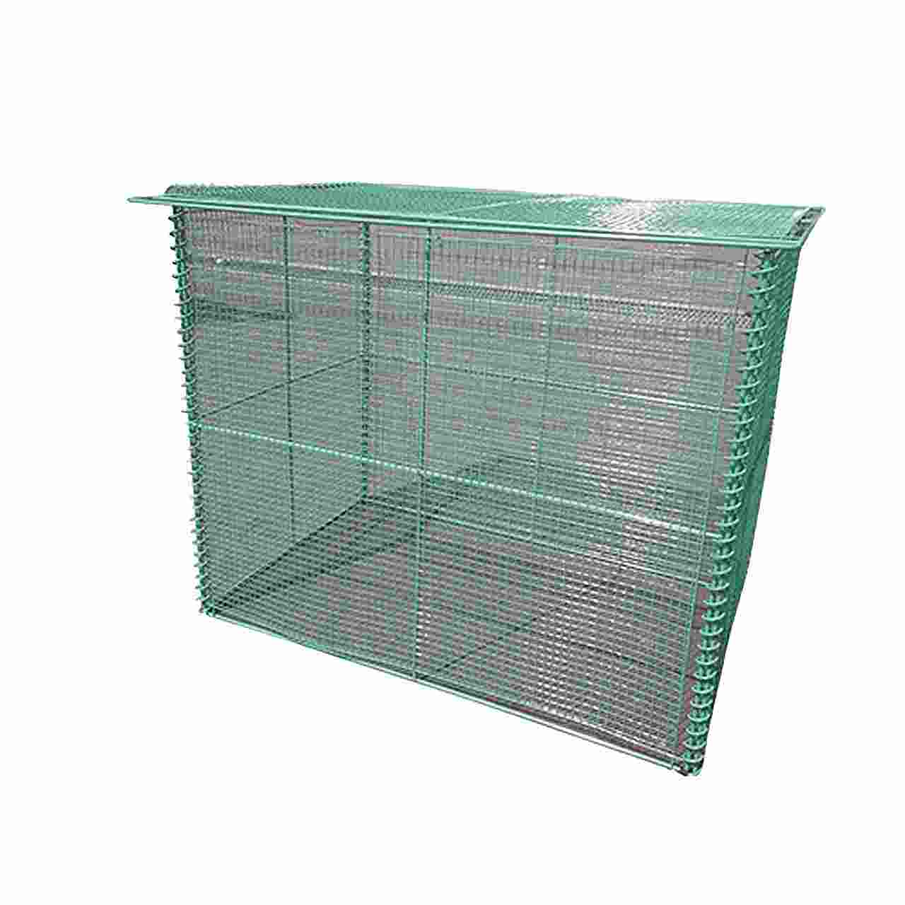 エスコ ESCO 【個人宅不可】 900x600x750mm/ 405L ダストボックス（スチール製） EA995AA-511 [2-1451298]