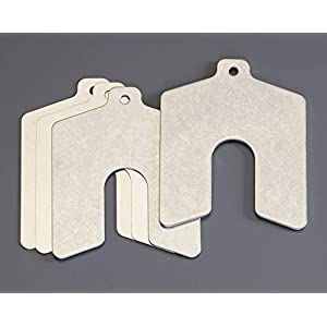 エスコ ESCO 【個人宅不可】 125x125mm スロッテッドシムセット（100枚入） EA440EK-94 [2-1317716]