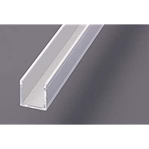 エスコ ESCO 【個人宅不可】 25x15x1000mm アルミチャンネル（5本） EA440HH-25B [2-1319093]